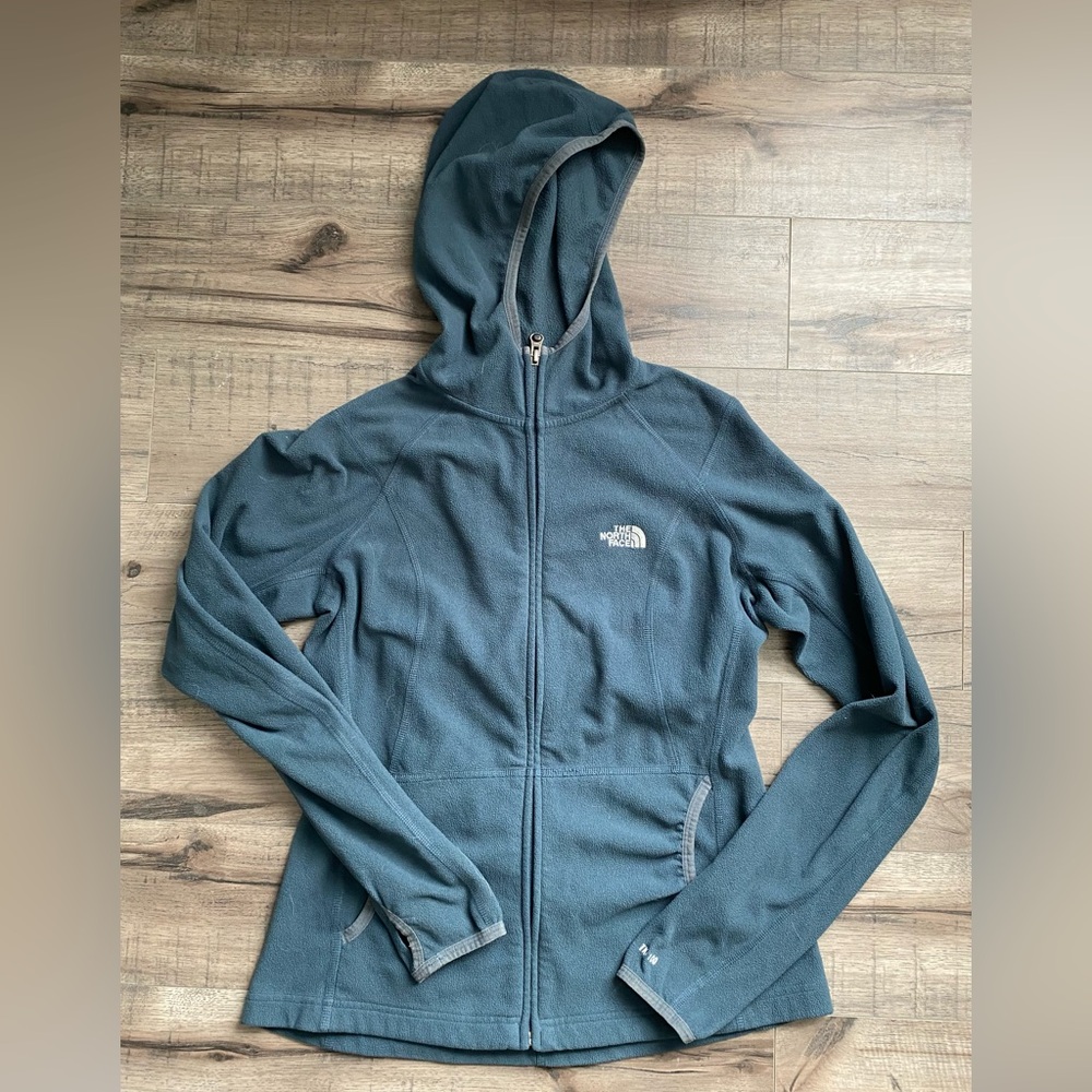 The North Face Teal Fleece Jacket